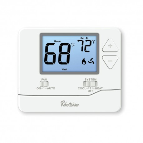 TERMOSTATO DE PARED NO PROGRAMABLE   5-2 DIAS 24V O 3V DC PILAS FUNC 1CALOR/1FRIO usar 1000NC-RS
