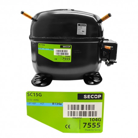 COMPRESOR 1/2P 5/8 134 SECOP 115 V LBP/HBP