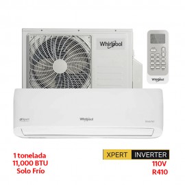 MINISPLIT INVERTER 1 TON 18 SEER 110V SÓLO FRÍO  BLANCO WHIRLPOOL