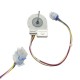 MOTOR ESQ. F/LARGA 9.75 V 3.25W EVAPORADOR  WR197D2039P007,  WR60X10185-10154 COM/WR197D2039P025