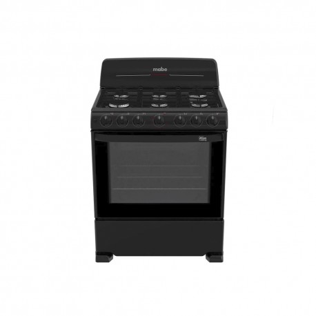 ESTUFA DE PISO 76 CM NEGRA MABE