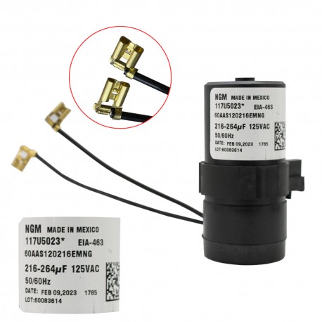 CAPACITOR 216-264 MF COMPRESOR DANFOS 1/2