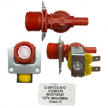 ELECTROVALVULA COPA SENCILLA ROJA EVA07 323B1472P002 323B1472P001