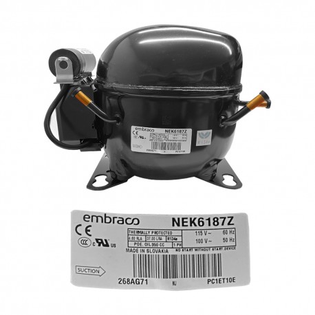 COMPRESOR 1/3 R134a 115-127 V-60 HZ ALTA PRESION DE RETORNO EMBRACO