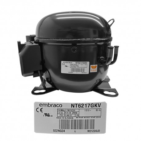 COMPRESOR 3/4  R404a 115-127V 60HZ MEDIA PRESION DE OPERACION DE RETORNO EMBRACO