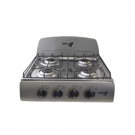 PARRILLA SOPBREPONER COCINETA 51 CM IEM SILVER