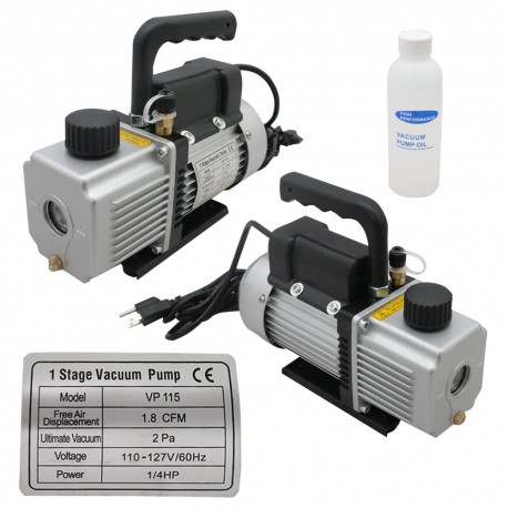 BOMBA VACIO 1/4 HP  1 ETAPA  110/127V 1.8 CFM USAR AIT-2B