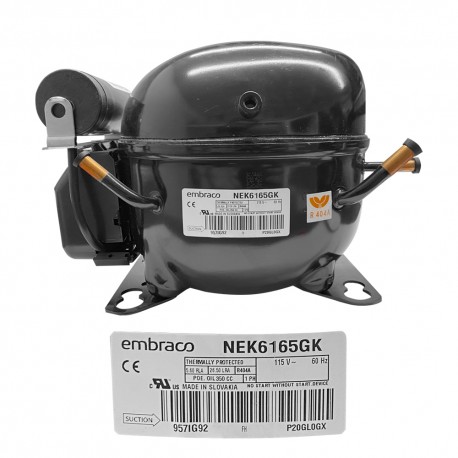 COMPRESOR 1/3 R404a 115-127V 60HZ MEDIA PRESION DE OPERACION DE RETORNO EMBRACO