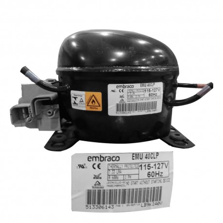COMPRESOR  1/8 R600 115/127v 60Hz BAJO CONSUMO EMBRACO