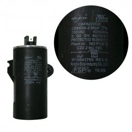 CAPACITOR 50 MF SUST w10278117 w10278117-whi W10804664VP