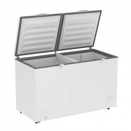 CONGELADOR/REFRIGERADOR  HORIZONTAL 2 PUERTAS 1* -30* BLANCO 19  FT/534L  Dual cooling AHORRO ENERGIA  CANASTILLA PLASTICO