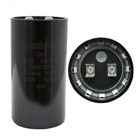CAPACITOR ARRANQUE 708-850 mf ARRANQUE 110VCA