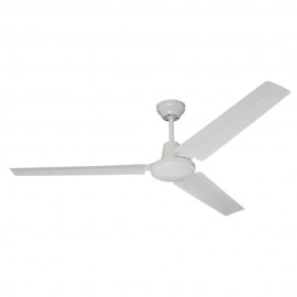 Ventilador de Techo Industrial BCO 56""(Revolutions)3 aspas Motor WhisperWind® reversible,Tubo de extensión de 12""  CFM (en ve