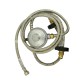 KIT INSTALACION P/2 CILINDROS  GAS LP 3/8"" 1.50M ACERO INOX