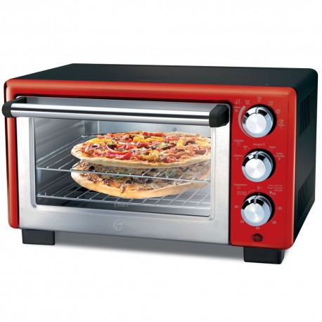 HORNO TOSTADOR OSTER ROJO 18 LTS