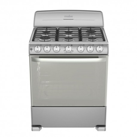 ESTUFA PISO GAS 76CM MABE SILVER