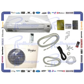 MINISPLIT INVERTER 1 TON 220V FRIO/CALOR BLANCO WHIRLPOOL