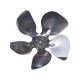 ASPA METALICA 244mm 5 HOJAS 28° S/COPLE CCW