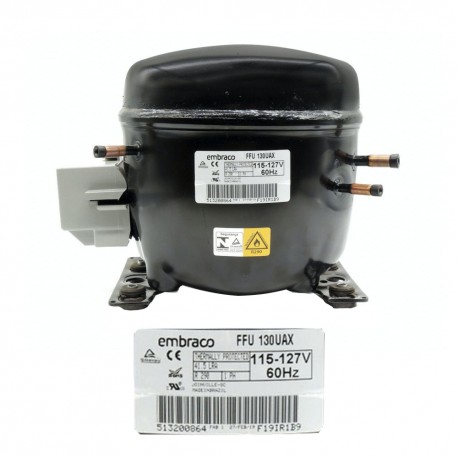 COMPRESOR 1/3+ 1/2  R290 115-127 V-60 HZ  BAJA/MEDIA PRESION DE OPERACION DE RETORNO EMBRACO