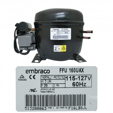 COMPRESOR 1/2  R290 115-127 V-60 HZ BAJA/MEDIA PRESION DE OPERACION DE RETORNO EMBRACO