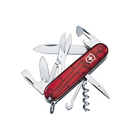 Navaja Victorinox roja Navaja hoja grande, hoja pequeña, sacacorchos, abrelatas, destornillador pequ