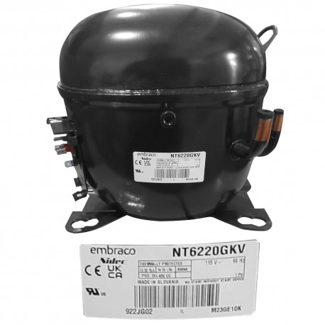COMPRESOR 3/4 HP R404a  115-127v 60 Hz  MEDIA/ALTA PRESION DE RETORNO EMBRACO