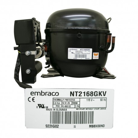 COMPRESOR 3/4 R404a  115-127V 60HZ BAJA PRESION DE OPERACION DE RETORNO EMBRACO