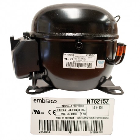 COMPRESOR 1/2  R134a 115-127V 60HZ ALTA PRESION DE OPERACION DE RETORNO EMBRACO