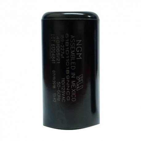 CAPACITOR 189-227 mf ARRANQUE 1/3 HP CORTO USAR CAP189C
