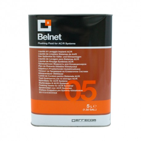 BELNET 5LT BOTE METALICO LIQUIDO LAVADO LINEAS FRIGORIFICAS ERRECOM