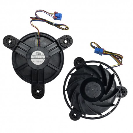 MOTOR EVAPORADOR SAMSUNG DC12V  2.5 W 0.2 AMP ASPA TIPO TURBINA NEGRO 3 PATAS EQUIDISTANTES 60159-0014700-00 DRN7362 12038GE12M
